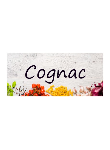 Étiquette bouteille Cognac