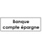 Sticker banque compte épargne classement administratif