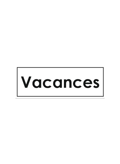 Sticker vacances classement administratif