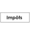 Sticker impôts classement administratif