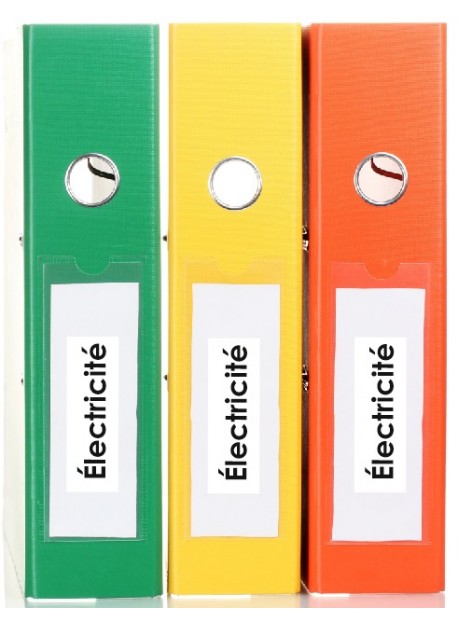 Sticker électricité classement administratif