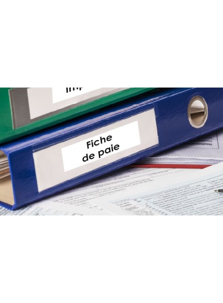 Sticker paie classement administratif