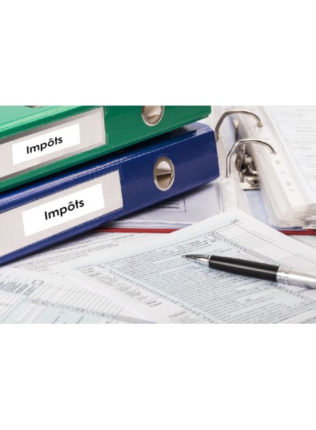 Sticker impôts classement administratif