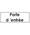Sticker porte d'entrée porte clé