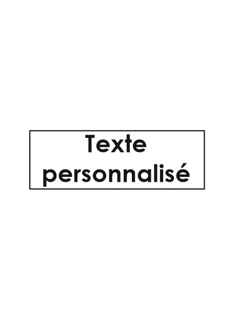 Sticker texte personnalisé porte clé étiquette
