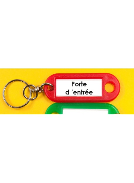Sticker porte d'entrée porte clé