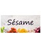 Étiquette Sésame pots et bocaux