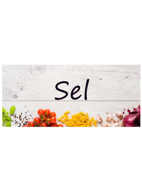 Étiquette Sel pots et bocaux