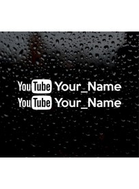 Étiquette logo Youtube personnalisé