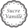 Étiquette Sucre Vanillé pots et bocaux