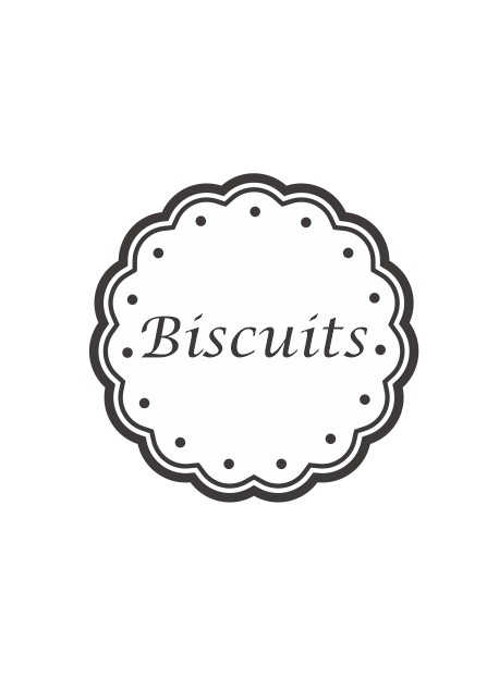 Étiquette Biscuits pots et bocaux