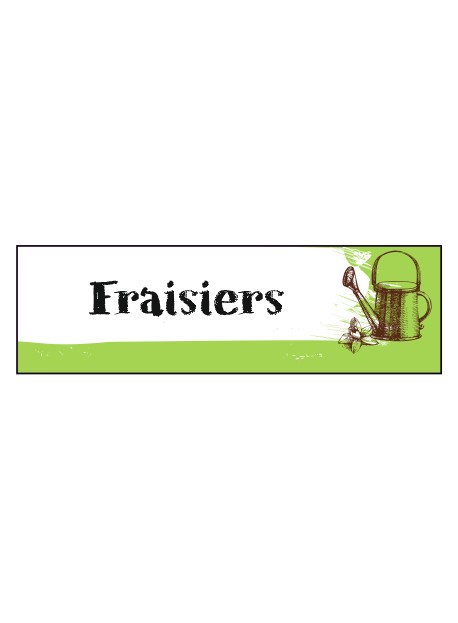 Étiquette Fraisier graine potager
