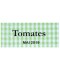 Étiquette autocollante Tomates conserve