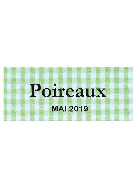 Étiquette autocollante Poireaux conserve