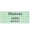 Étiquette autocollante Haricots verts conserve
