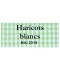 Étiquette autocollante Haricots blancs conserve