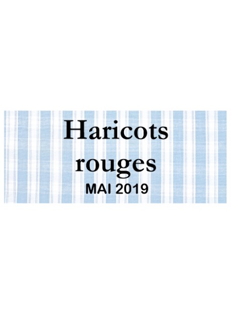Étiquette autocollante Haricots rouges conserve