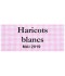 Étiquette autocollante Haricots blancs conserve