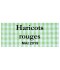 Étiquette autocollante Haricots rouges conserve