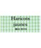Étiquette autocollante Haricots jaunes conserve