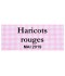 Étiquette autocollante Haricots rouges conserve