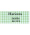 Étiquette autocollante Haricots noirs conserve