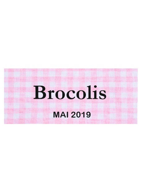 Étiquette autocollante Brocolis conserve