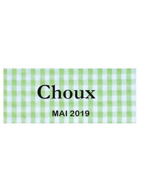 Étiquette autocollante Choux conserve