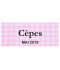 Étiquette autocollante Cèpes conserve