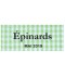 Étiquette autocollante Épinards conserve