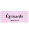 Étiquette autocollante Épinards conserve