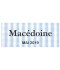Étiquette autocollante Macédoine conserve