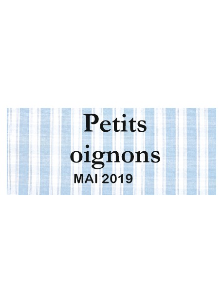 Étiquette autocollante Petis oignons conserve