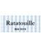 Étiquette autocollante Ratatouille conserve
