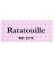 Étiquette autocollante Ratatouille conserve