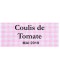 Étiquette autocollante Soupe conserve