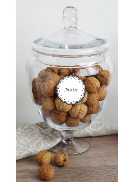 Étiquette Noix pots et bocaux