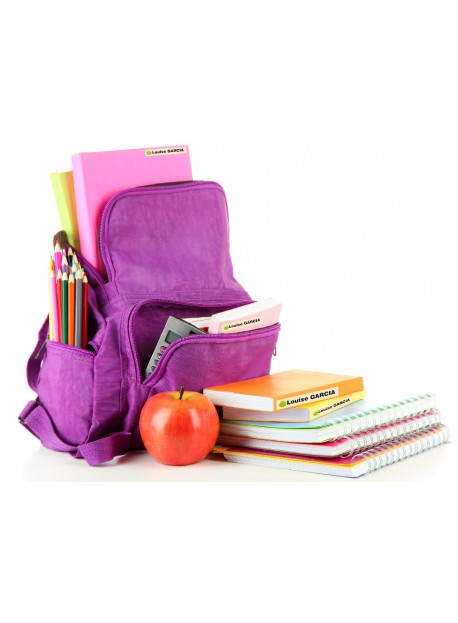 Étiquette personnalisée affaires enfant