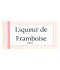Étiquette bouteille liqueur de fruit