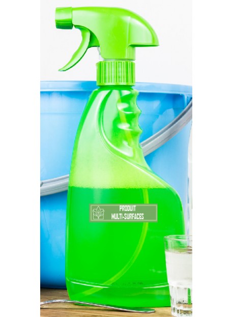 Étiquete nettoyant multi-surfaces naturel maison