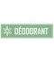 Étiquette déodorant naturel maison