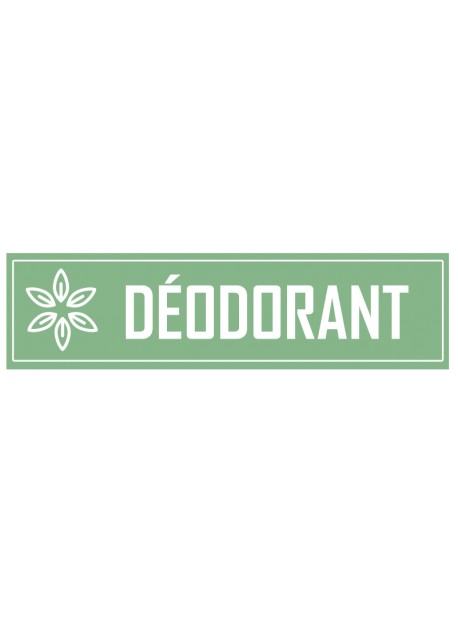 Étiquette déodorant naturel maison