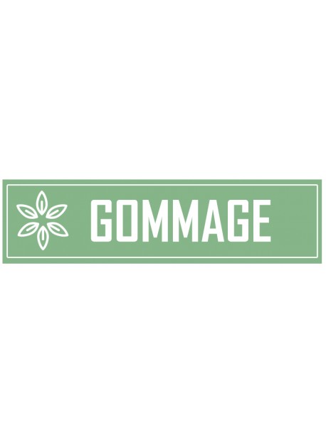 Étiquette gommage naturel maison
