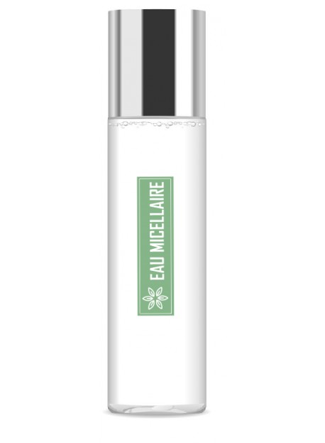 Étiquette eau micellaire naturelle maison