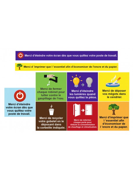 Planche règles écologique entreprise