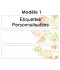 Étiquette télécommande télévision