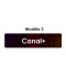 Étiquette télécommande Canal+