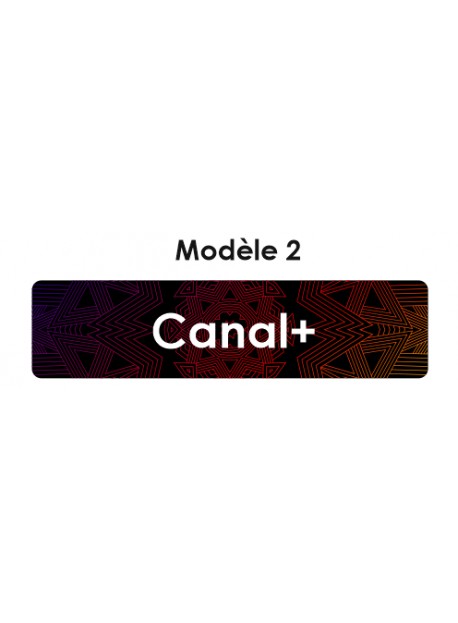 Étiquette télécommande Canal+