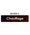 Étiquette  télécommande chauffage