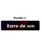 Étiquette télécommande Barre de son